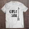 Womens Gypsy Soul Warrior Spirit Arrow Wild Heart Fun Hippie Gifts V-Neck Tee