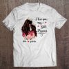 I Love You My Little Princess Ketie Isabella Floral Version Tee