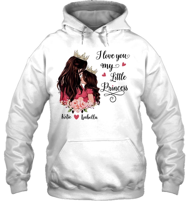 I Love You My Little Princess Ketie Isabella Floral Version Mugs