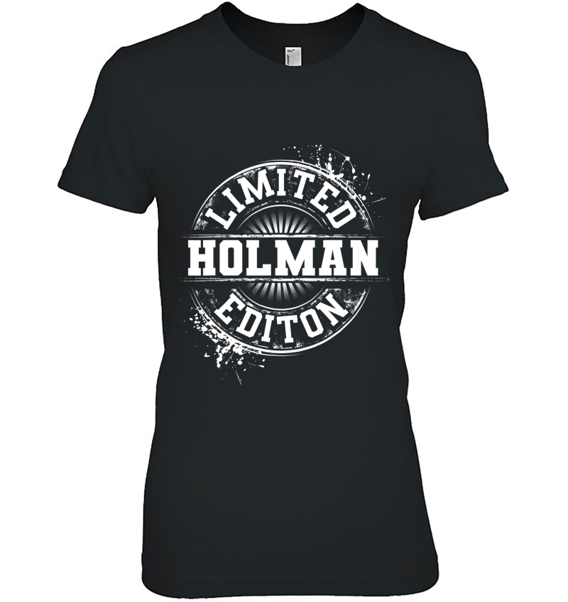 Holman Funny Surname Family Tree Birthday Reunion Gift Idea Hoodie