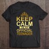 I Can't Keep Calm I'm An Official Teenager 13Th Birthday Tee