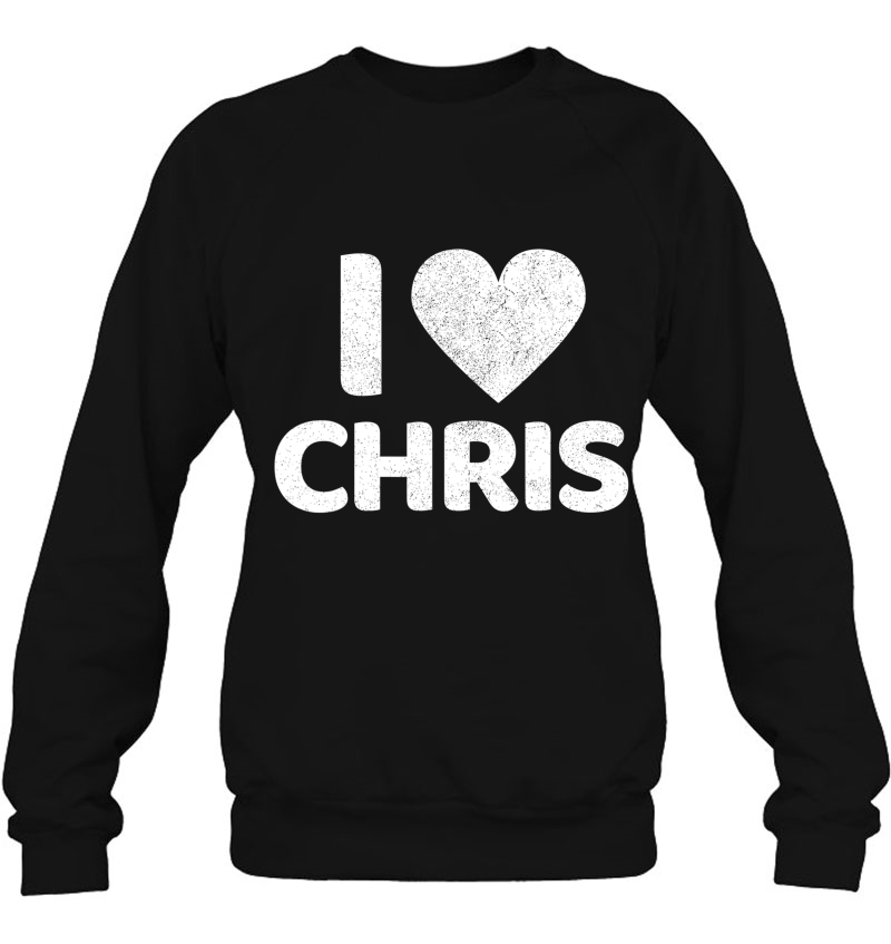 I Heart Love Chris Shirt Boyfriend Name Chris Mugs