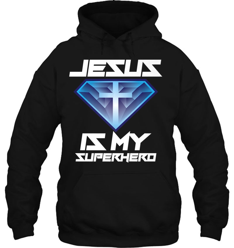 Jesus Is My Superhero Shirt Cute Powerful Christian Gift Mugs