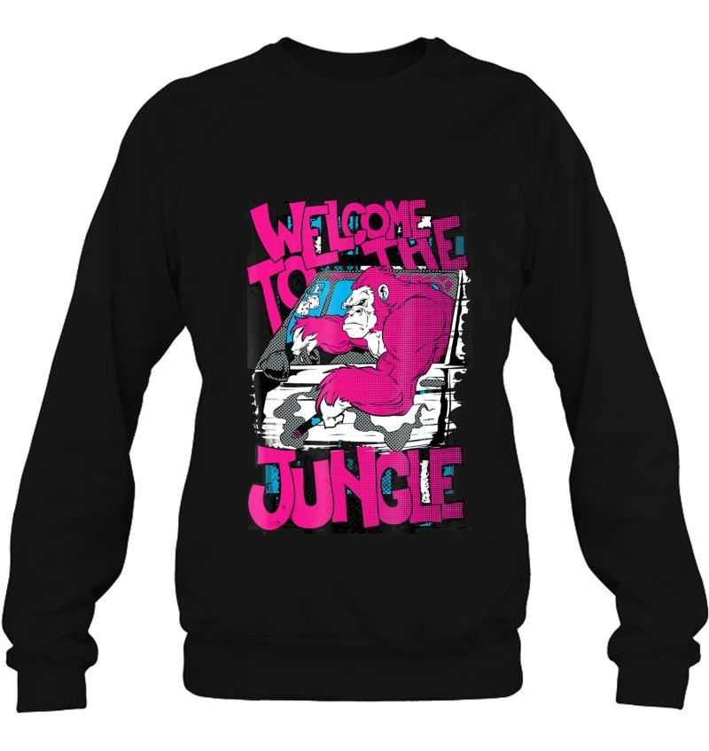 Jungle Pink Gorilla Sweatshirt