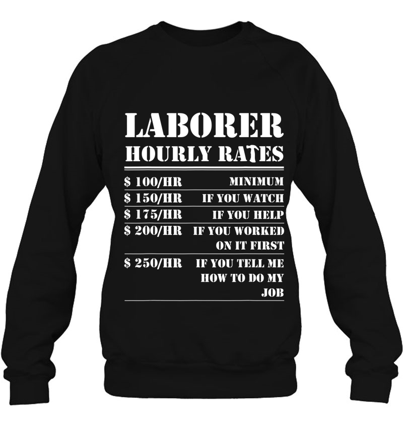 Laborer Hourly Rate Funny Construction Site Labor Workers Mugs