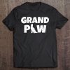 Siberian Husky Grandpa Grand Paw Dog Lovers Grandpaw Tee