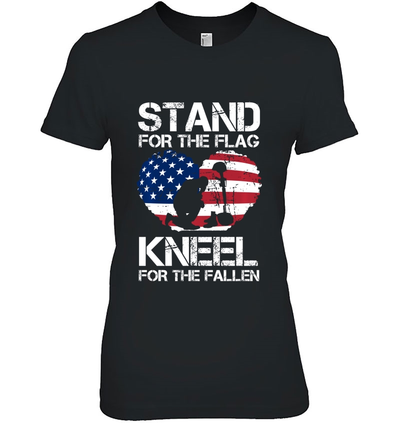 Stand For Flag Kneel For Fallen! Patriotic Tee Hoodie