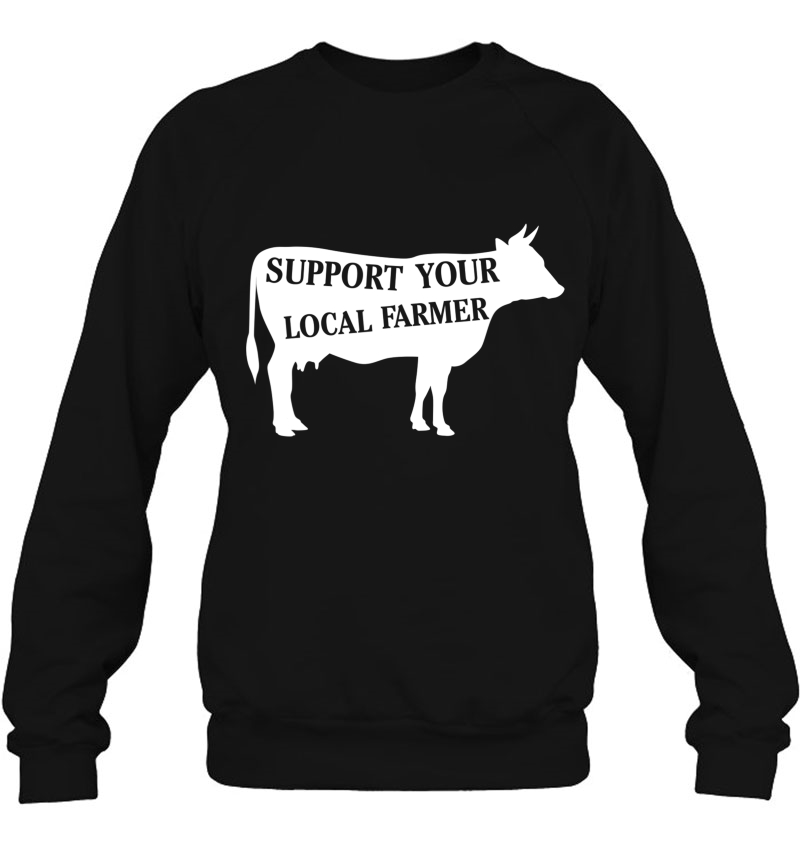 Support Your Local Farmer Cow Mugs