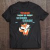 Team Second Grade Shirt Teacher Student Trendy Boho Fox Tee Tee