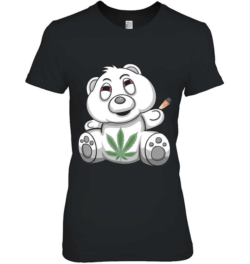 Teddy Bear Smoking A Joint Marijuana Hoodie