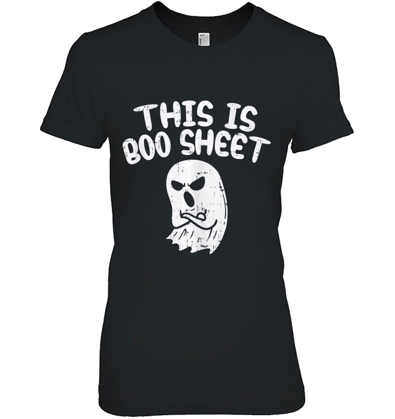 This Is Boo Sheet Ghost Pun Funny Halloween Costume Gift Tank Top Hoodie