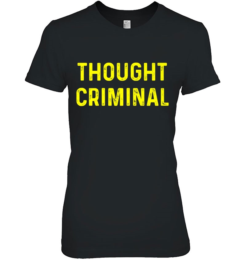 Thought Criminal Voluntaryist Ancap Libertarian Liberty Nap Premium Hoodie