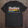 Vintage Dallas Skyline 214 State Of Texas Retro Gift Tee