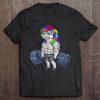 Vintage Unicorn Weightlifting Bodybuilder Muscle Fitness Tee