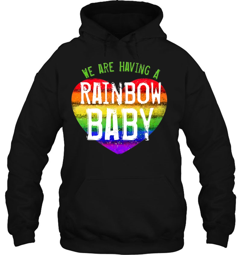 We Are Having A Rainbow Baby Pregnancy Announcement Mugs