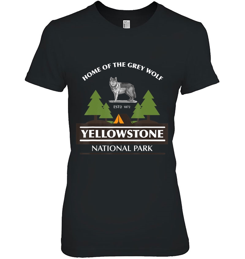 Wolf Yellowstone Park Boys Men Girls Women Youth Hoodie