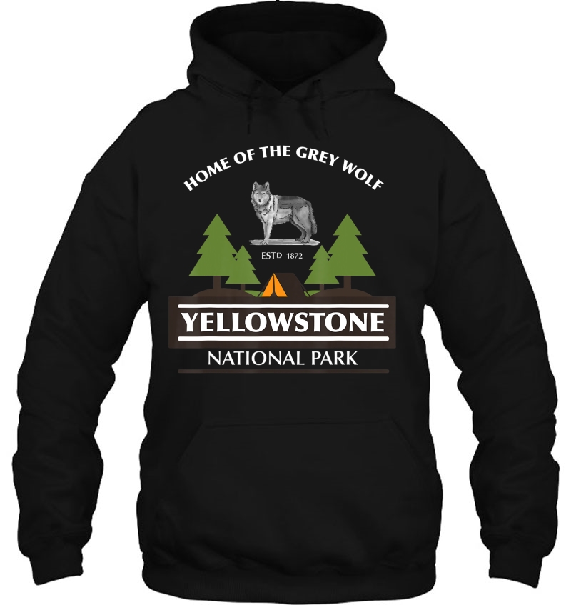 Wolf Yellowstone Park Boys Men Girls Women Youth Mugs