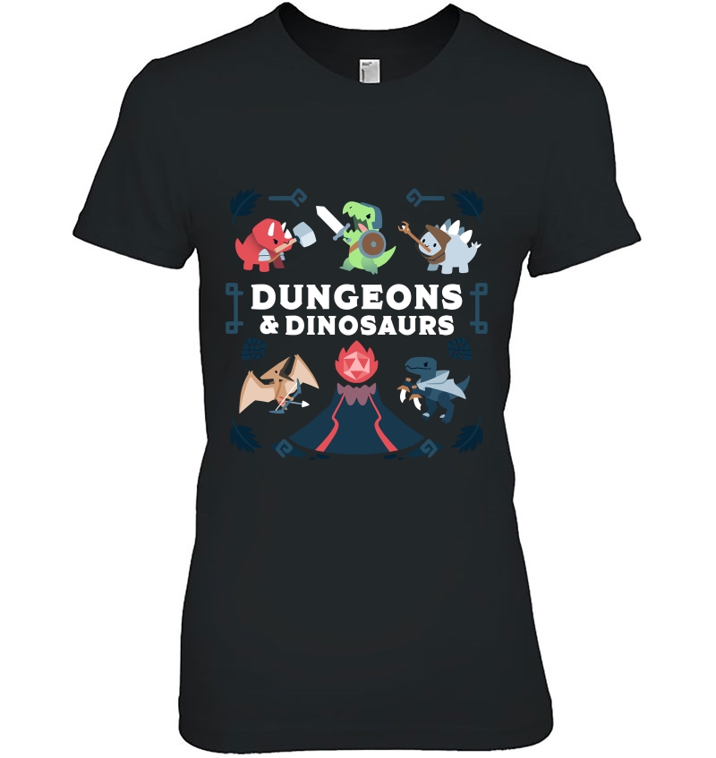 Dungeons & Dinosaurs Cute Dinosaurs Version Hoodie