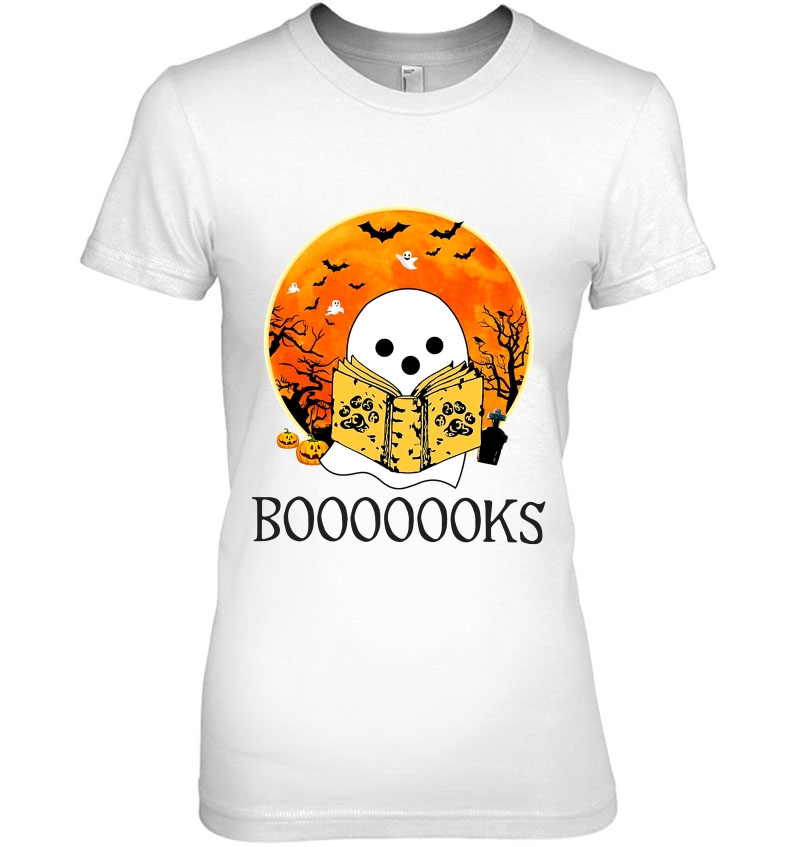 Booooooks Ghost Reading Book Version Hoodie