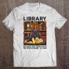 Library Because Not Everything On The Internet Is True Black Cat Version Tee