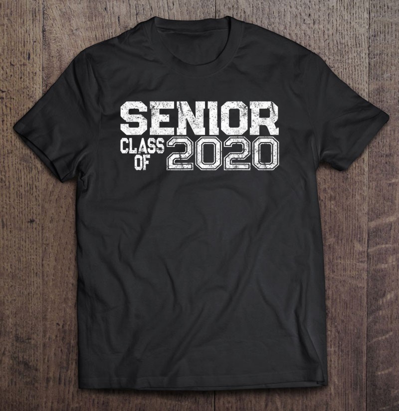 Vintage Senior Class Of 2020 High School Senior College T-Shirts ...