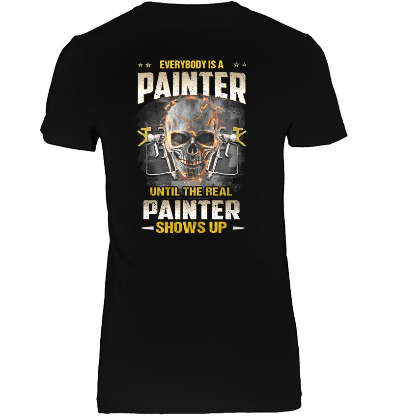 Everybody Is A Painter Until The Real Painter Shows Up Skull Version Hoodie