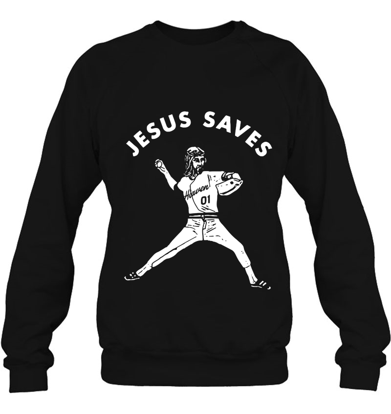 Jesus Saves Heaven 01 Baseball Version Mugs