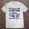 Husband And Wife Camping Partners For Life Tee