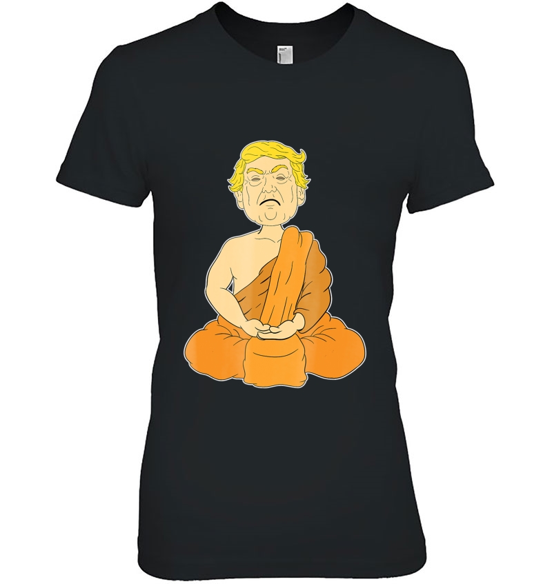 Adorable Monk Buddhist Meditating Trump Hoodie