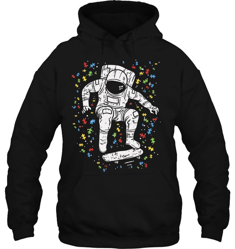 Autism Awareness Astronaut Skateboard Shirt Spaceman Skater Mugs