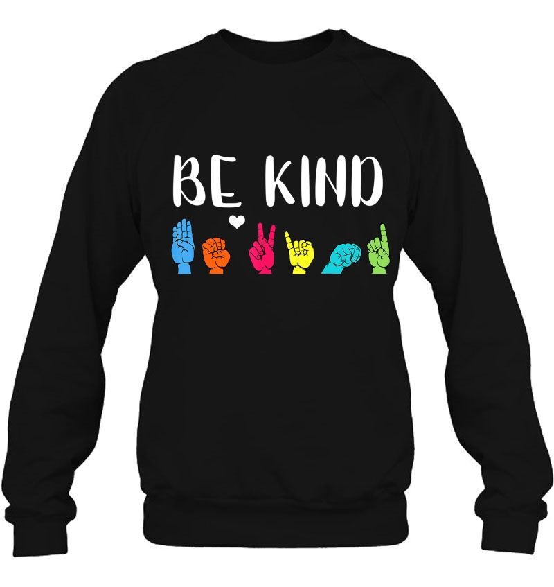 Be Kind Asl American Sign Language Cute Kindness Mugs