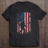 Bigfoot American Flag - Patriotic 4Th Of July Gift Boys Men Tee