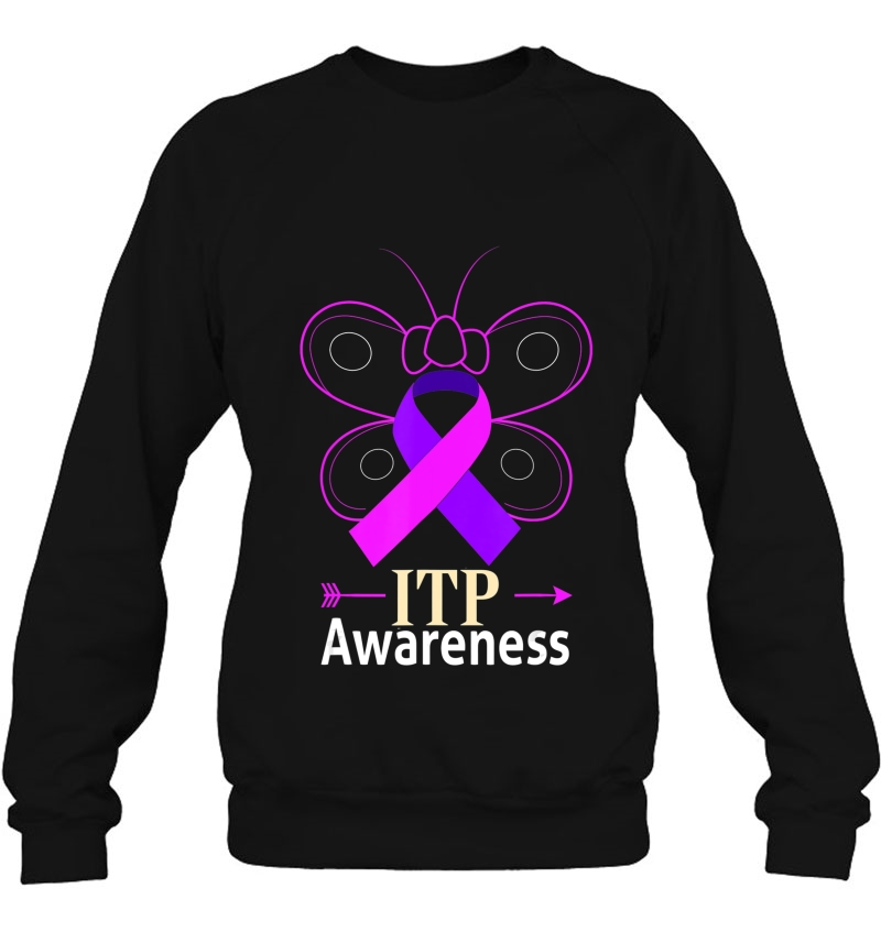 Butterfly Itp Purple Ribbon Immune Thrombocytopenia Platelet Mugs