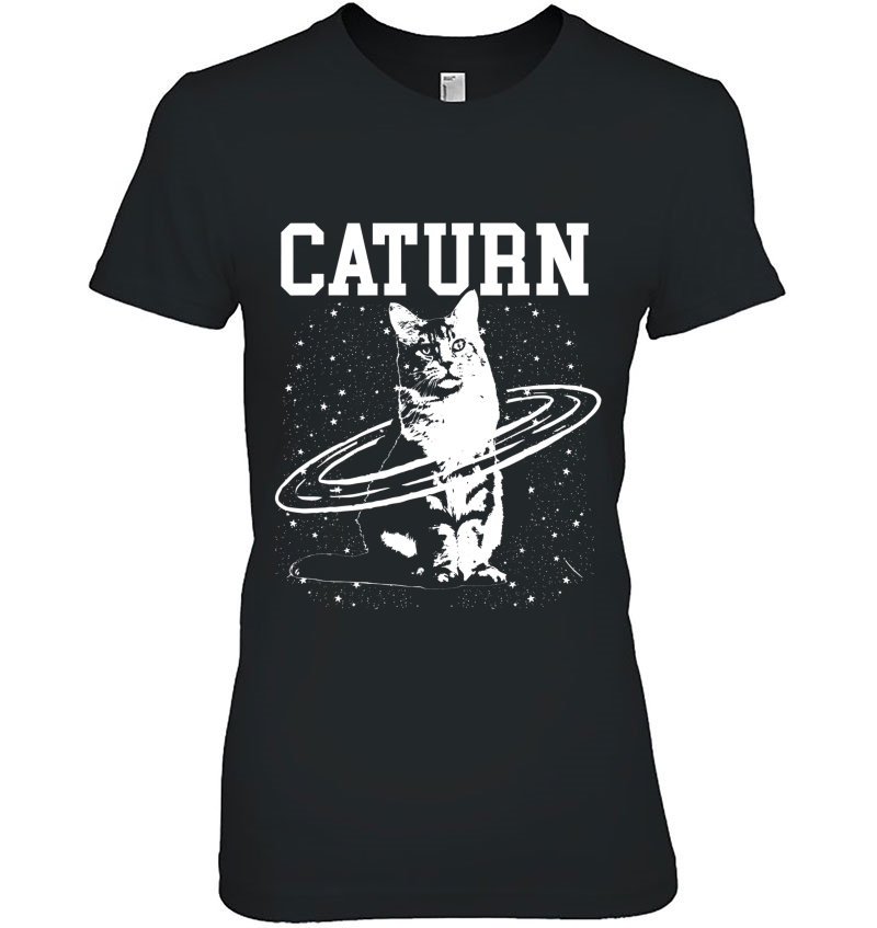 Caturn Saturn Space Cat Hoodie