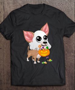 Chihuahua Ghost Boo Halloween Chihuahua Pumpkin Tee