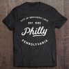 Classic Retro Vintage Philly City Of Brotherly Love Gift Tee