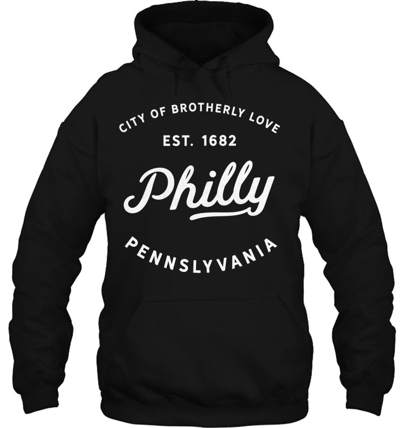 Classic Retro Vintage Philly City Of Brotherly Love Gift Hoodie