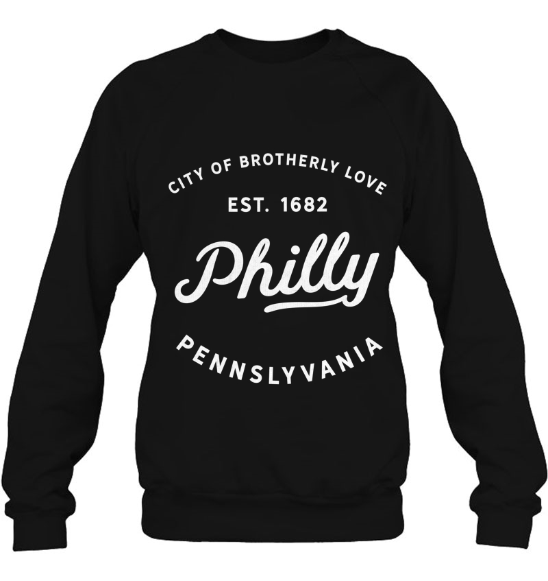 Classic Retro Vintage Philly City Of Brotherly Love Gift Sweatshirt