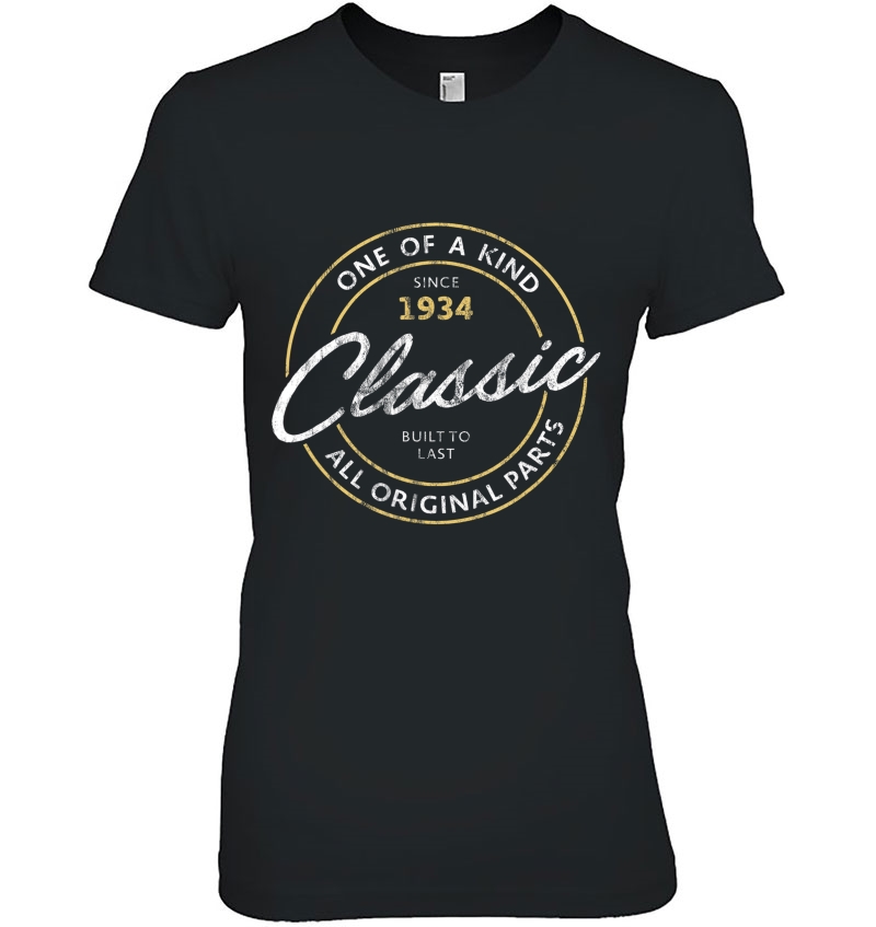 Classic Since 1934 Vintage 86Th Birthday Legend D5 Ladies Tee