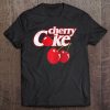 Coca-Cola Cherry Coke Logo Raglan Baseball Tee Tee