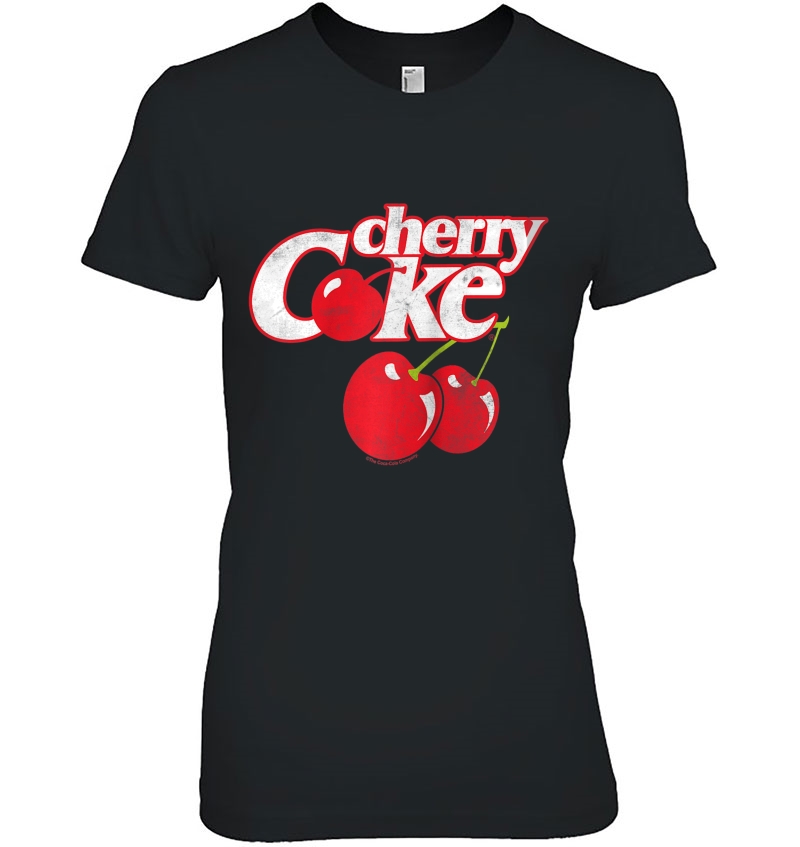 Coca-Cola Cherry Coke Logo Raglan Baseball Tee Hoodie