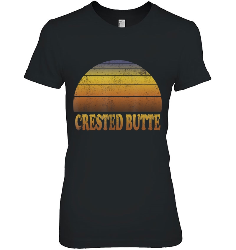 Crested Butte Clothes Adult Teen Apparel Colorado Ladies Tee