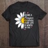 Cute Flower Caregiver Nurse Gift I Became A Caregiver Tee