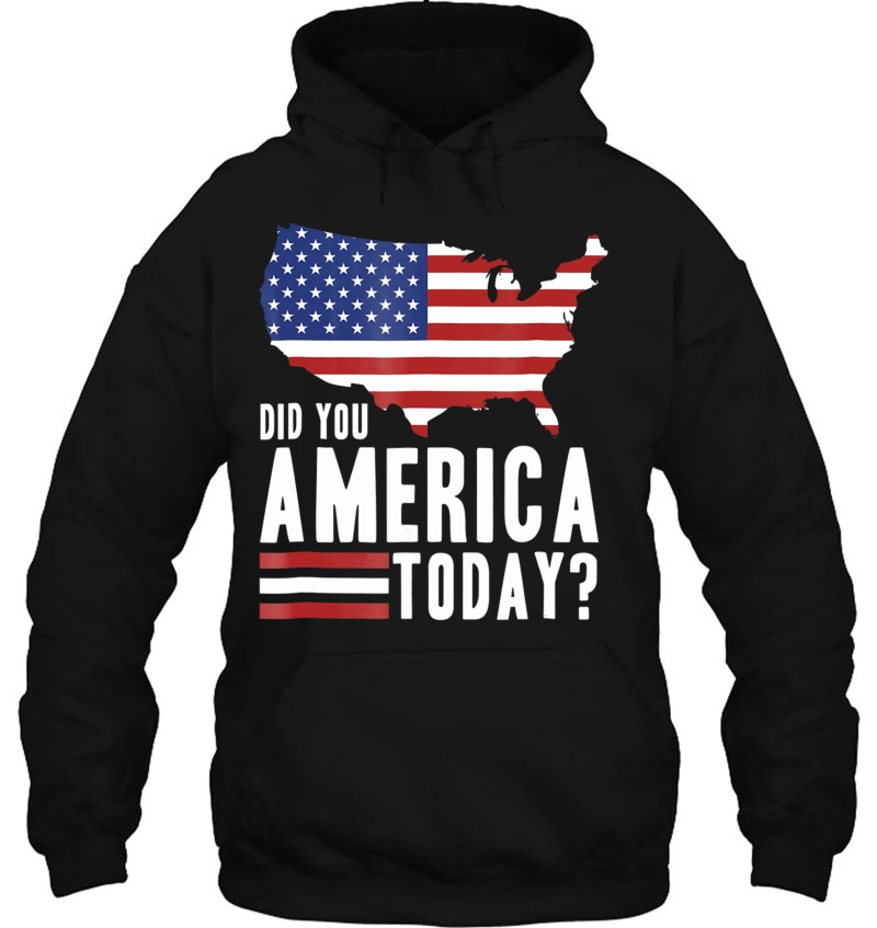 Did You America Today Patriotic American Flag Gift Mugs