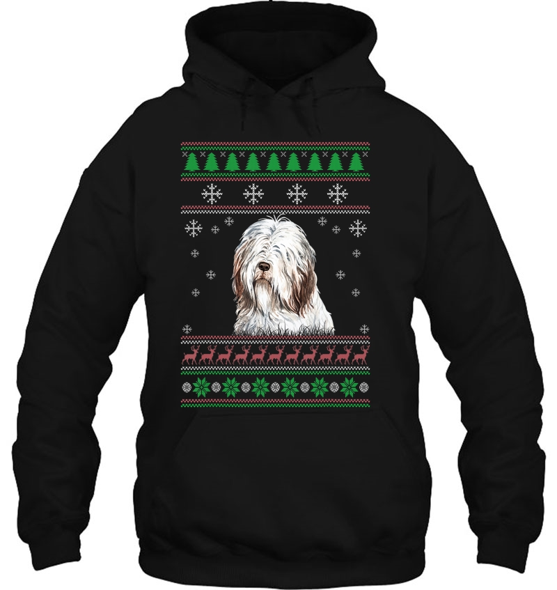 Dog Lover Ugly Christmas Sweater Bearded Collie Funny Xmas Mugs