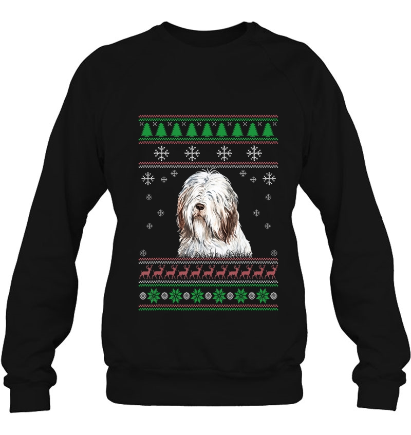 Dog Lover Ugly Christmas Sweater Bearded Collie Funny Xmas Mugs