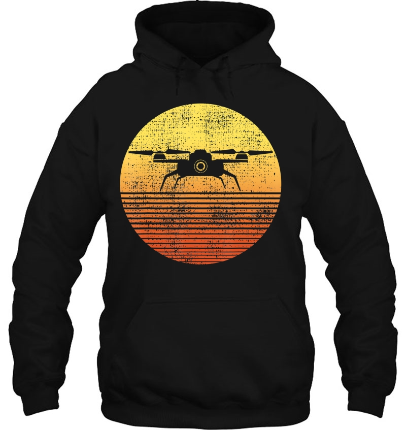 Drone Retro Vintage Quadcopter Pilot Gift Flying Tee Mugs