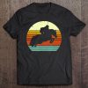 English Horse Show Jumping On Retro Sun Style Tee