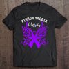 Fibromyalgia Warrior Butterfly Fibro Awareness Fighter Tee