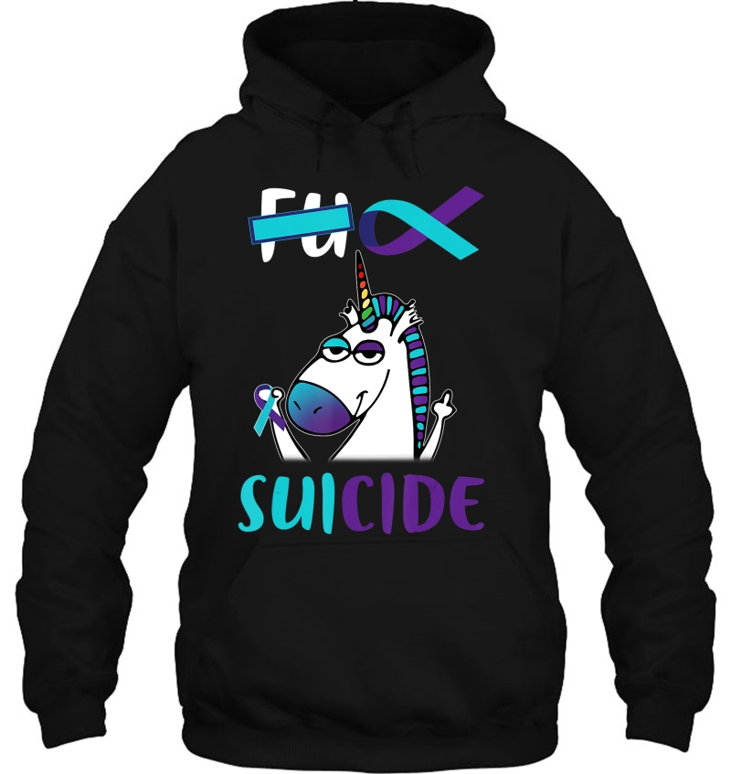 Fuck Suicide Prevention Awareness Unicorn Funny Gifts Mugs